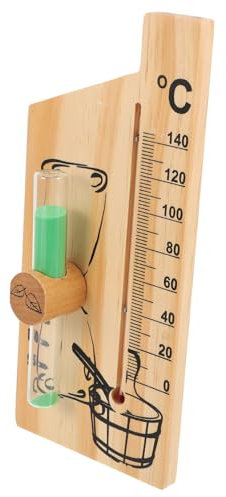 Toddmomy Minuterie en Bois Robuste Sablier De 15 Minutes pour Sauna Minuterie De Compte À Rebours pour La Pièce