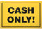 DankeDir! Cash only - Schild 30 x 20 cm - Lustiges Barzahlung Hinweisschild für Gastronomie Einzelhandel - Keine Kartenzahlung Deko für Laden Restaurant Gastro Gaststätte Hinweis Barzahlung