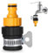 Hose Tap Connector, 12-16mm Mixer Garden Tap Indoor Tap Hose Connectors Kitchen Taps Hose Connector Hose Adapter Tap Connector for Hose Pipe Adjustable Stainless Steel Collar