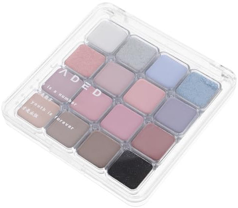 CRILSTYLEO Palette Di Ombretti 16 Colori Set Di Palette Per Trucco Glitter Metallizzato Opaco Luccicante Ombretto Naturale in Polvere