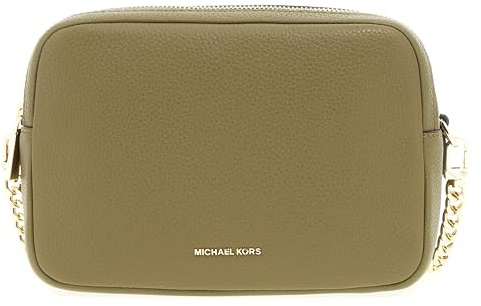 Michael Kors 32S5GYTC5L-367 MD DBLZP CHN CAMERA XBODY Women SAFARI GREEN Size One Size
