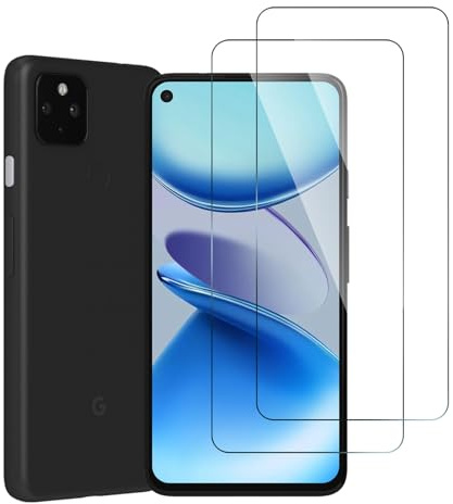 Sunyinice 2 Stück Panzer Schutz Glas für Google Pixel 4a 5G Panzerglas