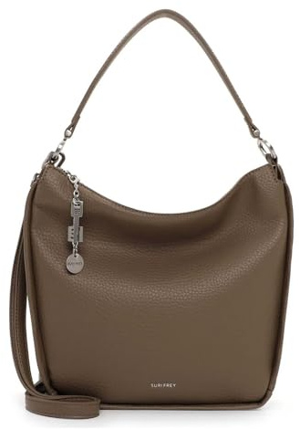 SURI FREY Schultertasche SFY Buffey Beutel Taupe braun