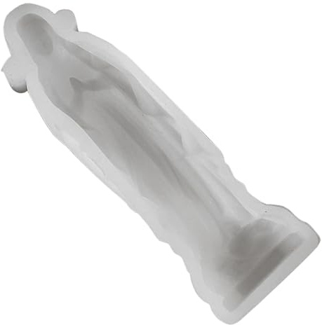 Qutalmi Stampo Per Cera Per - Stampo In Silicone A Forma Di Statua Religiosa Per Creazione | Attrezzi Per Creare Statuine Della Madonna Per Cioccolato Sapone Artigianato Regalini Festivi Arredamento