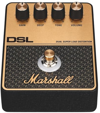 Marshall DSL Amp Series Pedal de distorsión y Overdrive para Guitarra