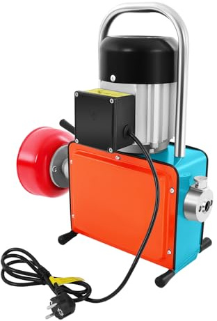1000W 400 U/min Elektrische Rohrreinigungsmaschine,30m Reinigungslänge und 20–150 mm Reinigungsrohrdurchmesser Rohrreinigungsspirale Spiralen, Rohrreinigungsgerät Rohrreiniger Reinigung Drain Clean