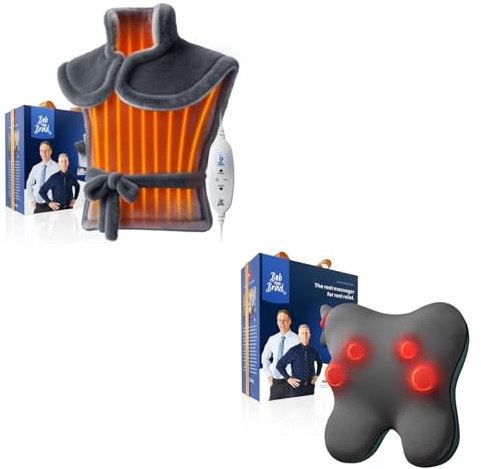 BOB AND BRAD Heizkissen Für Rücken und Bob and Brad EZBack Massagegerät Rückenmassagegerät mit Wärme