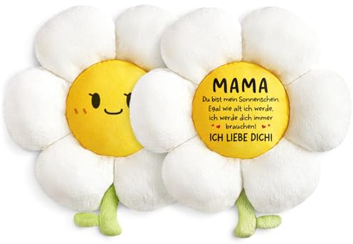 Encoink Muttertagsgeschenk für Mama, Sonnenblume Kissen, Geburtstagsgeschenk für Mama, Ich Liebe Dich Geschenke für Mutter zum Weihnachten