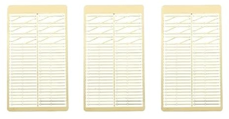 KUENCE 3 set 1/72 skala mässingsräcke stolpe balustrade etsningsark inre hål diameter 0,4 mm ledstångsform för gör-det-själv-modell båt (2-hålversion)