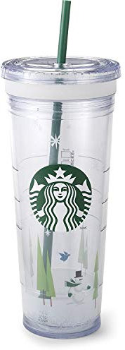 Starbucks 2011 Holiday Cold Cup Create Your Own Cup Insulated 24 oz