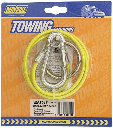 Maypole 5015A PVC Breakaway Cable 1 m x 3 mm - Yellow