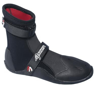 ASCAN Neopreschuhe Surfschuhe JIBE 5mm PREISHIT!!!, Neopren-schwarz, 43/44 EU