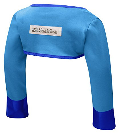 ScratchSleeves | Kratzhandschuhe mit Ärmeln für juckreizgeplagte Kleinkinder und Vorschulkinder | Blau | 3-4 Jahre