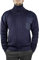 normani Bundeswehr Strickjacke mit durchgängigem Reißverschluss und hohem Wollanteil Farbe Dunkelblau Größe 56