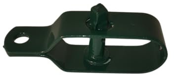 NRV-Outdoorbedarf Drahtspanner, grün kunststoffbeschichtet, 90 mm (10 Stück, Grün, Grösse 90 mm, 77 Gramm Einzelgewicht)