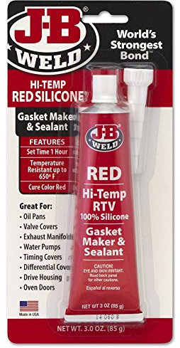 J-B Weld Company 31314 24 Pack 3 oz. All-Purpose RTV Silicone Sealant, Red