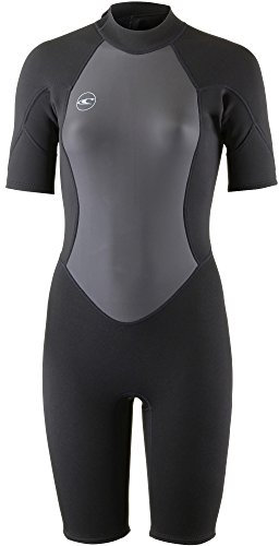 O'Neill Damen Women's Reactor Ii 2mm Back Zip Spring Wetsuit, Schwarz, 8 EU