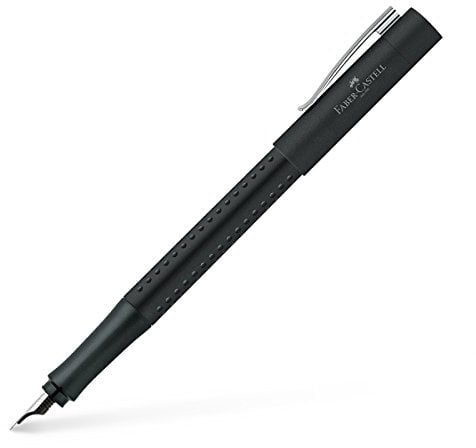 FABER-CASTELL 140994 - Füller Grip 2011, Feder EF, Schwarz, 1 Stück