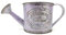 Crispe Blumentopf aus Metall in Gießkannen-Optik - Lila - Durchmesser 13 cm