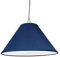 10 Inch Linen Tapered Edge Coolie (Navy Blue)