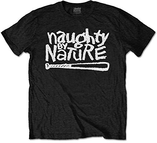 Naughty By Nature Men's NBNTS01MB01 T-Shirt, Black, Small
