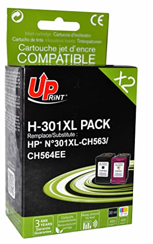 Prezzo Print HP 301 XL Remanufactured Ink Cartridges (1 Black XL + 1 Color XL)