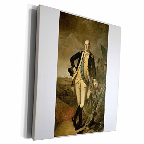 3dRose cw_126867_1 George Washington at Princeton by Charles Willson Peale American Art – Museum Grave Leinwand, 40,6 x 50,8 cm, mehrfarbig, 16x20 canvas wrap