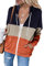 Maavoki - Felpa da donna con cappuccio, a maniche lunghe, in pile, per autunno e inverno, M-arancione., S