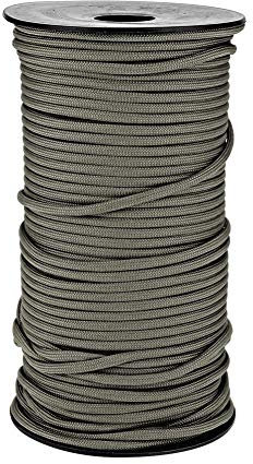 Demeras Corde de Parachute en Nylon Corde de Parachute Corde de Camping en Plein air pour l'escalade pour Le Camping(Khaki)