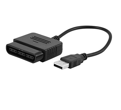 Für PS2 Controller Adapter PS2 Controller to USB PS2 Gamepad Konverter P2 zu P3 Adapterkabel USB PS3 Konvertieren Sie den PS1 / PS2-Controller in Eine PS3-Konsole Oder Einen PC für PS3- und Windows-PC