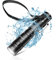 PEETPEN L21 Lampada Torcia LED Ricaricabile USB 500 metri Lunga Porta Impermeabile 5 Modalità Potente piccola Torcia per la casa, Campeggio, Escursionismo, Emergenza (L21)