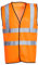 Blackrock Orange Hi Vis Vest, Rail High Vis Vests, Hi-Vis Jackets, High Visibility, Safety Vest, Reflective, Hivisible PPE, Hi Viz, Security Vests, Workwear, Work, Cycling, Mens Womens - Size Large