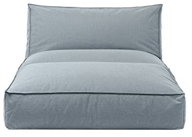 Blomus Stay Outdoor Bett, 120x190 cm, Ocean, Wetterfest, Wasserabweisend, UV-beständig, Hochwertige Sonnenliege mit Stahlbügel für Balkon, Garten und Pool, Premium-Boden, Keine Montage erforderlich