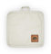 BO877006 Barbary & Oak Cotton Pot Holder with Leather Details, Hanging Loop, 20cm, Cream