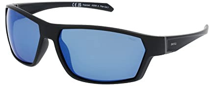 INVU by Swiss Eyewear Group Herren-Sonnenbrille Ultra Polarized A2208A, Mattschwarz, 65