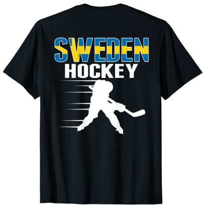 Sweden Eishockey-Fans Trikot - Support Schwedische Hockey-Team T-Shirt