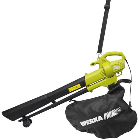 WERKA PRO Aspirateur souffleur broyeur 3500w