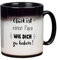 ORWONet personalisierte Zaubertasse mit Foto | 330 ml Zaubertasse gestalten | Farbwechseltasse: Foto wird durch Heißgetränk sichtbar | Magic Mug aus Keramik (Glück ist, innen schwarz)