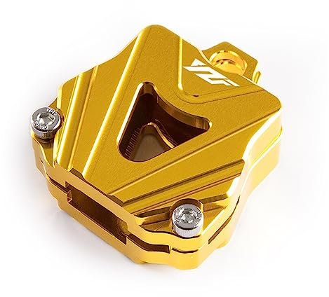 Niedliche Abdeckung für Autoschlüssel mit CNC-Desi Für Y-amaha YZF R6 R3 R1 R25 YZFR3 R25 Motorrad CNC Aluminiumlegierung Schlüsselabdeckung Schlüsselschutz Schlüsseletui Zubehör(Color:YZF-golden)