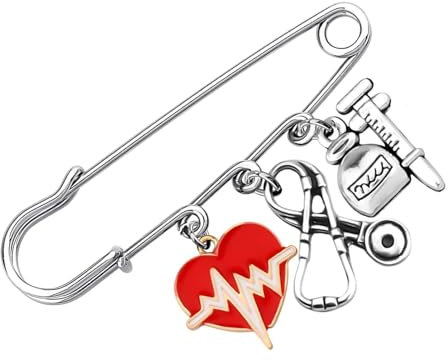 Arzt krankenschwester brosche Stethoskop Krankenschwester-Stift Brosche für Damen Pflegestift Broschen Schmuck Broschen