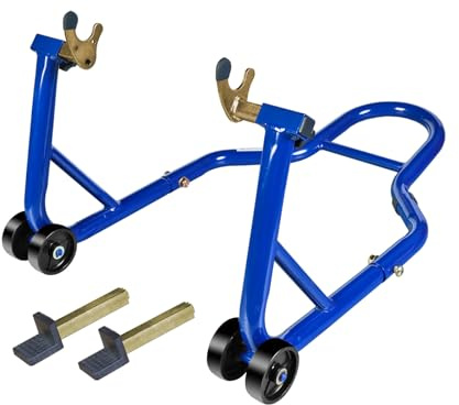 Jack Boss Motorcycle Stand Rear Combo Wheel Lift Stand, 500Lbs Capacity,Swingarm Spool Paddock Stand for Sport Bike,Fit for Yamaha, for Honda, Suitable for Kawasaki Blue