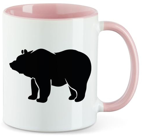 Huuraa Kaffeetasse Bär Silhouette Geschenk