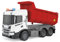 Cheerful Toys LKW Kipper - Scania 26,3cm Muldenkipper mit Licht und Sound, Baustellen-Spielwagen Kipplaster-Spielzeug für Jungen 3 4 5 6 Jahre