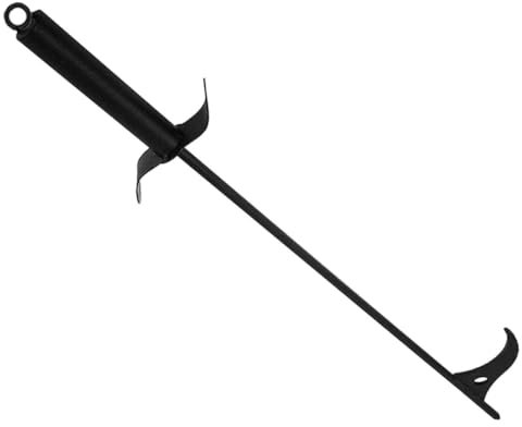 CRILSTYLEO Tisonnier De Cheminée Acier Forgé Outil Portable Pour Feu De Camp Pour Camping Et Extérieur Accessoire Pratique Et