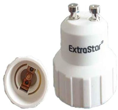 A2ZWORLD 2 Pezzi Adattatore Da GU10 A E14, Portalampade, Adattatori e Convertitore