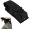 Taschenlampen Holster,Taschenlampe Tasche Gürtel,Nylon Taschenlampe Holster,Taschenlampenhalter,Taktische Taschenlampe Tasche Halter,Molle LED Taschenlampen Holster für Camping Wandern,Schwarz