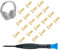 SOULWIT Replacement Headband Screws for Beats Studio 3, Studio 2, Studio 1.0, Studio Pro Headphone Headband Screws 20pcs, Easy DIY Installation - 20pcs Gold
