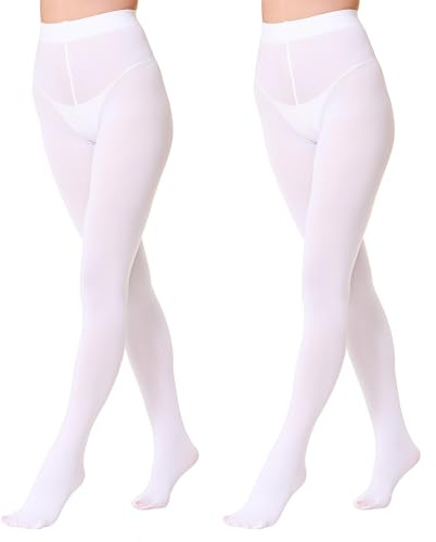 EVERSWE 2 Pairs Pack Women's Opaque Tights