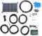 Senrusa Kit di irrigazione Solare Automatica a Goccia 18V 10W di irrigazione Automatica Alimentato ad energia Solare in silicio policristallino Impermeabile per Interni ed Esterni