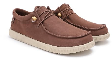 WALK IN PITAS | WP150 WALLABI Washed | Mocassins pour Hommes | Chaussures Bateau | Slipon Loafers | Baskets d'été | Sneakers | Pantoufles d’été | Chaussures de PITAS | Argile 41